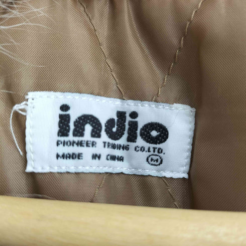 indio ファー パッチワークスエードジャケット レディース import:M